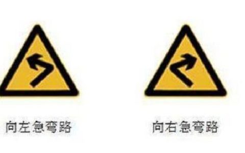 急转弯标志是怎么样的