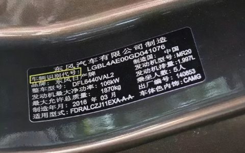 车架号码是什么意思