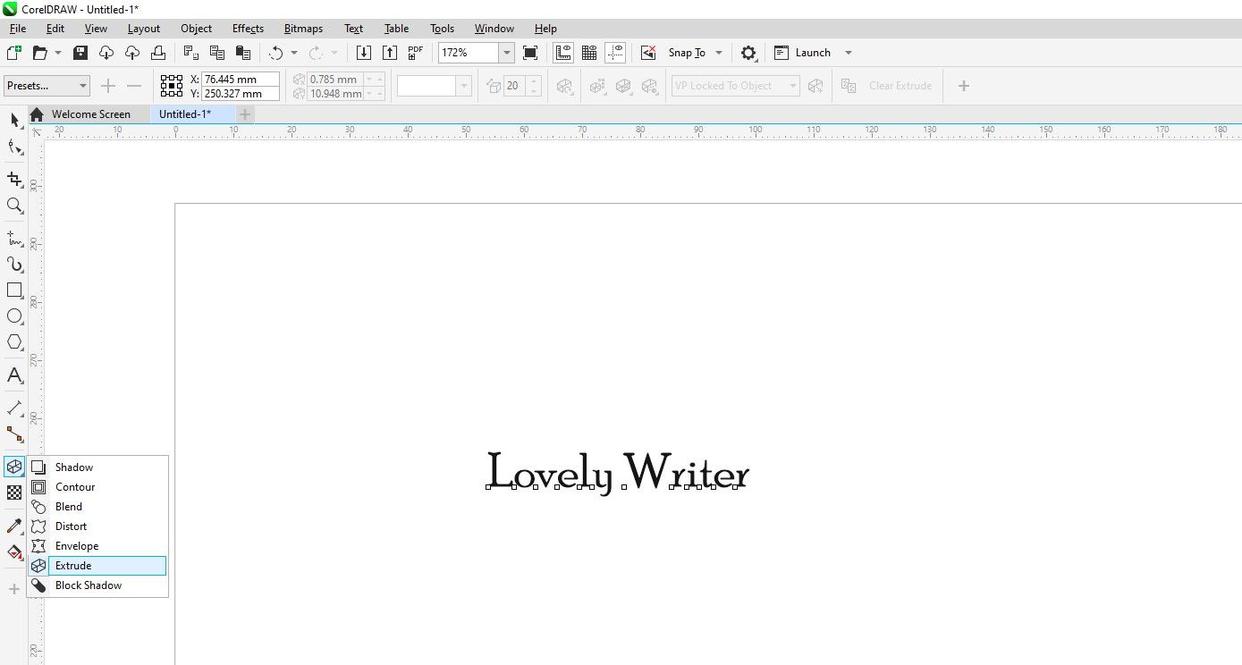 CorelDRAW怎么创建3D文本? cdr立体字效果制作方法