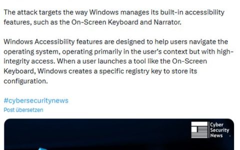 请务必安装3月更新KB5079473! Win11注册表高危漏洞被修复