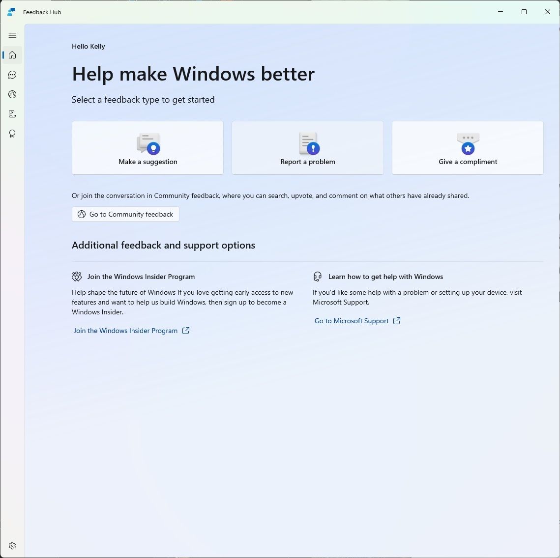 反馈中心全面升级! Win11 Canary预览版29553.1000推送