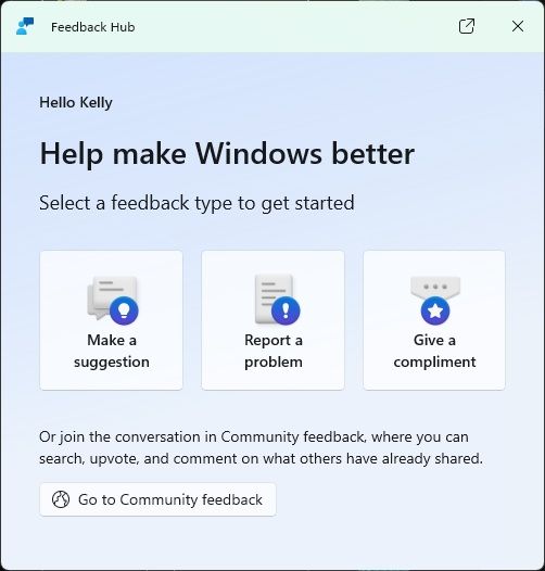反馈中心全面升级! Win11 Canary预览版29553.1000推送