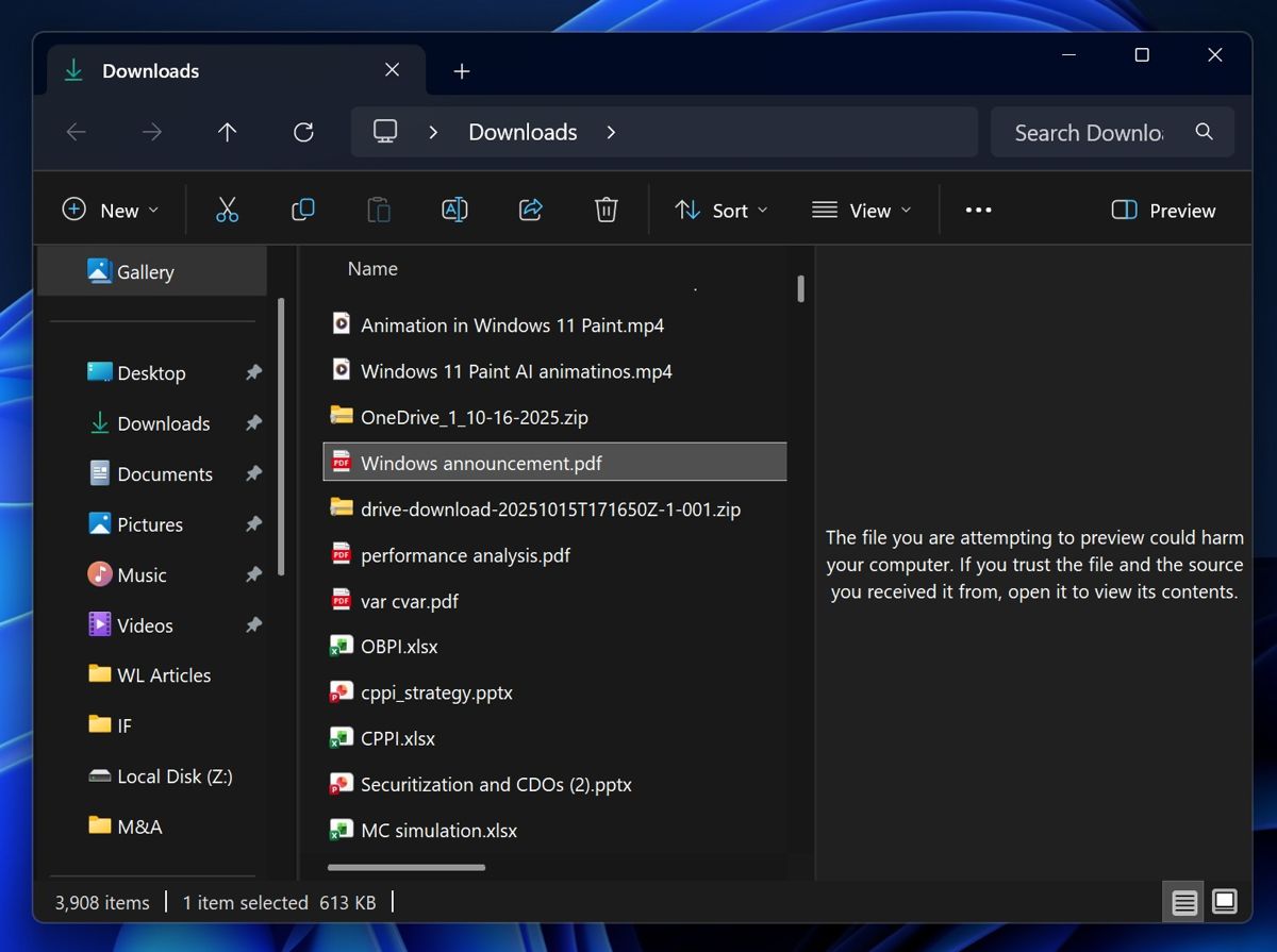 Win11三月可选更新KB5079391发布:附预览版26200.8116更新日志