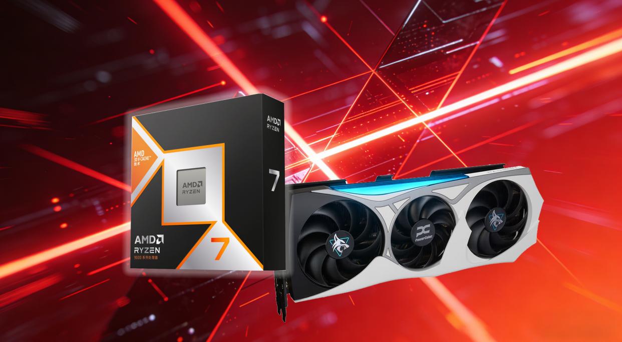 纯AMD平台也能高刷电竞! 锐龙7 9850X3D+RX9070XT组装也有千帧体验