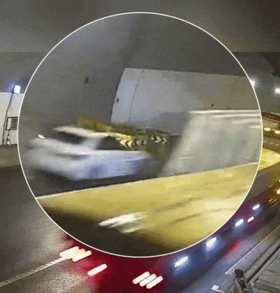 男子连续驾驶一天一夜 中途仅休息2小时 最后30公里撞了