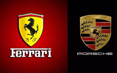 保时捷和法拉利的标志有什么区别
