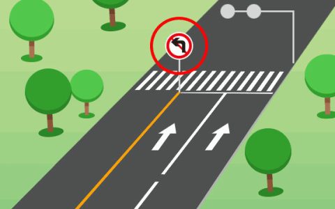 地标线和指示牌不一致怎么走