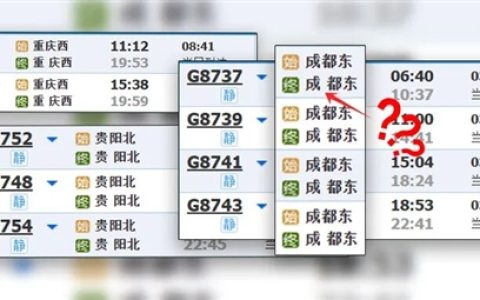 12306上的高铁站名多个空格：恭喜 你发现了“彩蛋”