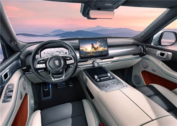 纯电续航190km！坦克700 Hi4-Z内饰官图发布：配置很高