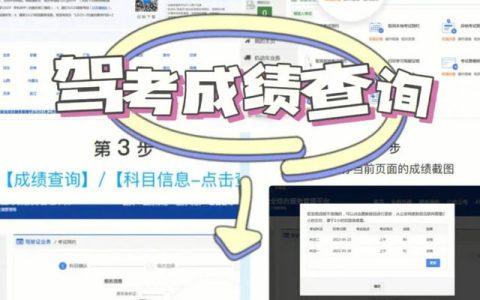 驾照全部考完了怎么查成绩