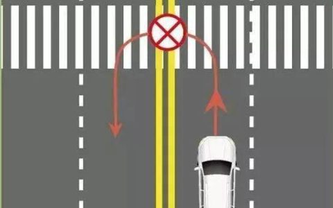 压双实线掉头扣多少分