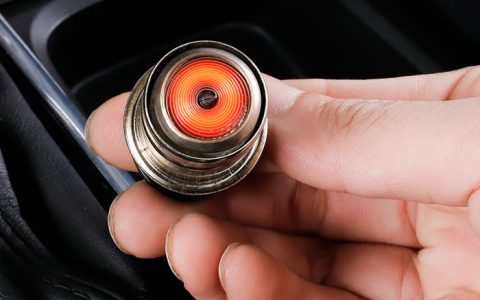 汽车上点烟器怎么点烟