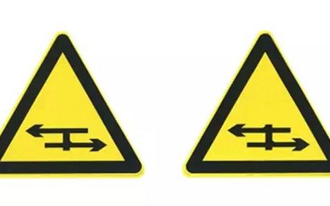 分离式车道标志是什么样的