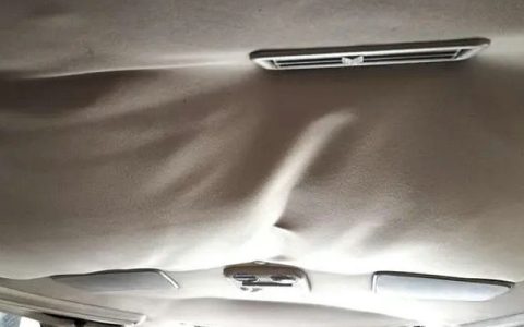 汽车顶棚布脱落怎么修复