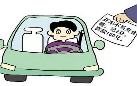 高速公路未系安全带的处罚标准