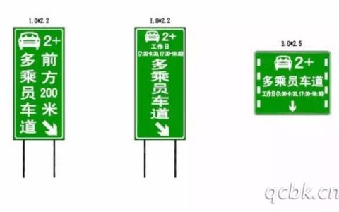 HOV车道标志是什么