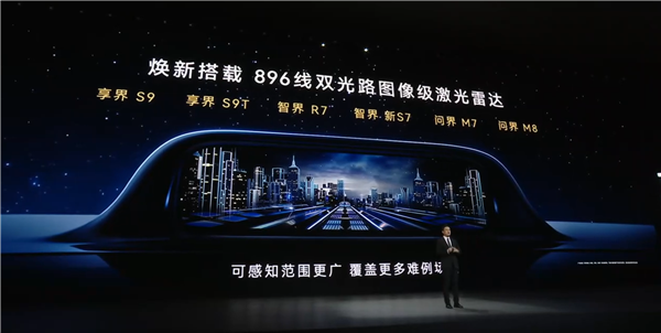 23.98万起 鸿蒙智行六车同步换新：全都用上华为896线激光雷达