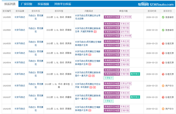 马自达昂克赛拉部件生锈遭集体投诉！车主：4S店一直以无货拖延