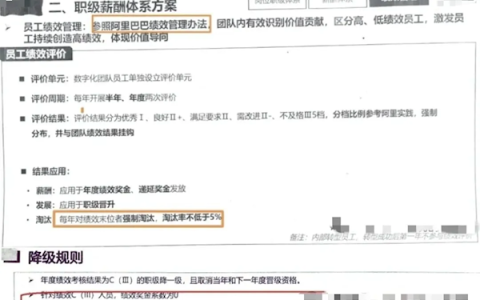 曝某合资车企挥动员工绩效大棒 每年强制淘汰率不低于5%