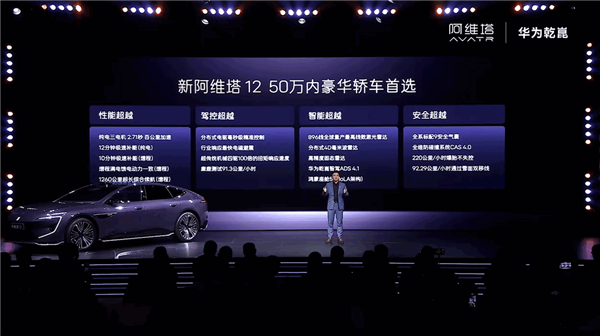 29.99万起！新阿维塔12预售：华为激光雷达+宁德时代电池双加持