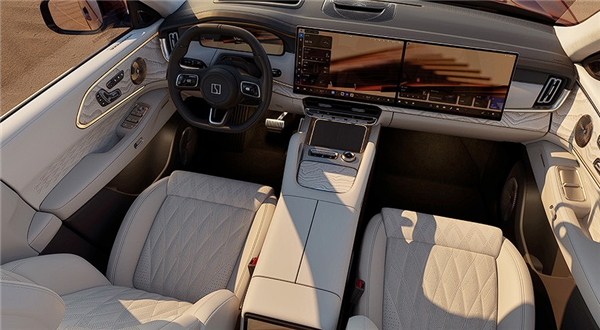 吉利版“宝马X5”登场 极氪8X内饰公布：用上宾利同款音响