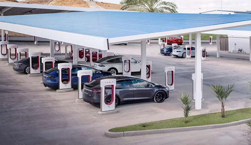 特斯拉全球超级充电桩迈上新台阶 已突破80000根