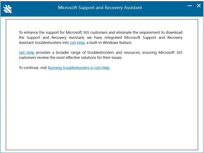 推荐Get Help保障安全! 微软弃用Win11/10 SaRA工具
