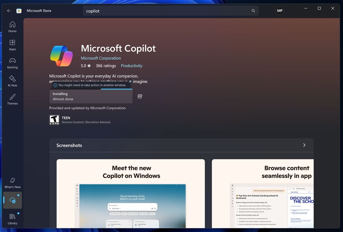 内存占用飙升! Win11新版Copilot改用内置Edge浏览器