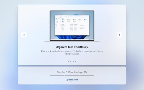 装机初次设置可跳过强制更新! 外媒实测Win11 OOBE 新增稍后更新