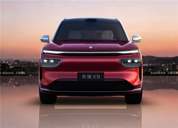 用上保时捷同款盾牌车标 东风奕境X9亮相：全身都是华为黑科技