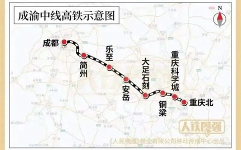 时速能跑400公里：成渝中线的3座新车站快好了