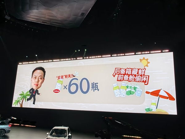 60瓶椰子水随便装！26款乐道L90同级独有30L后备箱冰柜