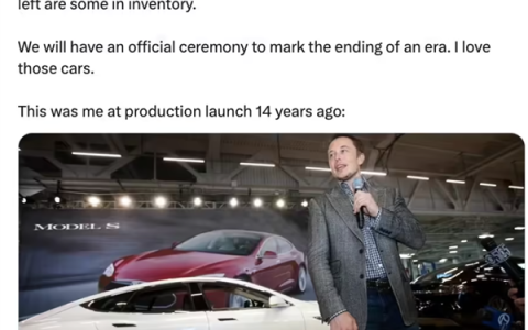 绝版了！马斯克发文确认停产特斯拉Model S/X