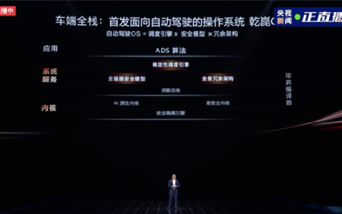 华为乾崑OS操作系统全球首发：时延降低30% 可靠性提升20倍