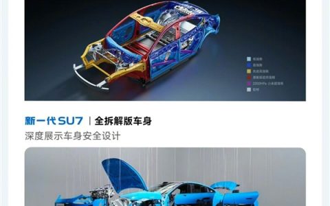雷军：北京车展将展示新一代SU7全拆解版车身