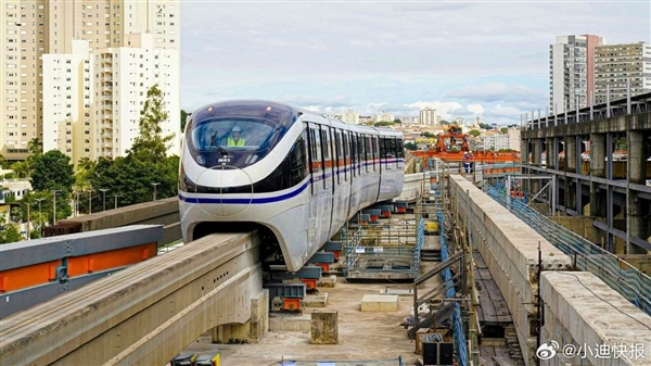 盘活6年烂尾工程跑出中国速度！比亚迪海外首条云轨落地巴西