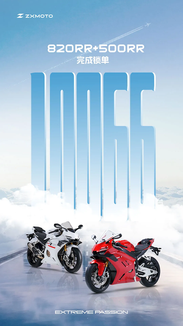 WSBK夺冠后新车卖爆！张雪820RR、500RR锁单超万台