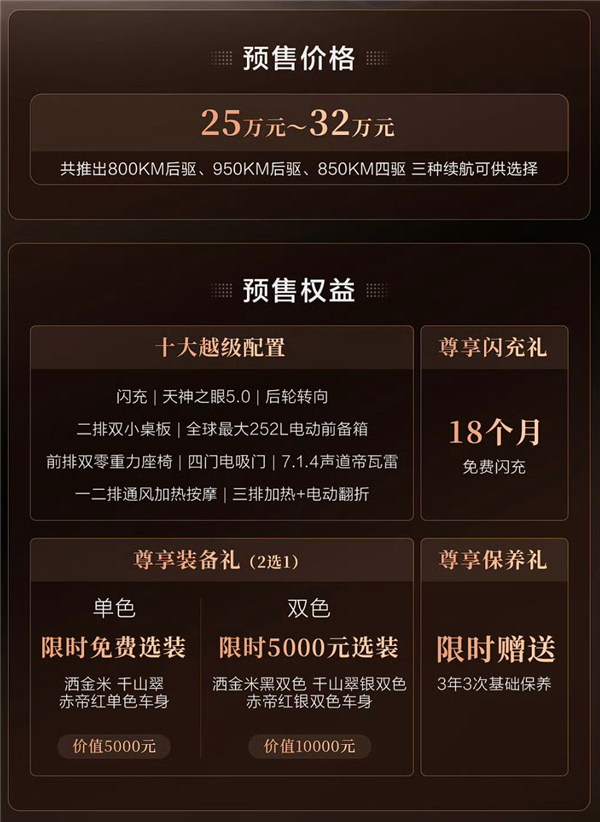 25万起 比亚迪旗舰SUV大唐预售：兆瓦闪充、二代刀片上车！