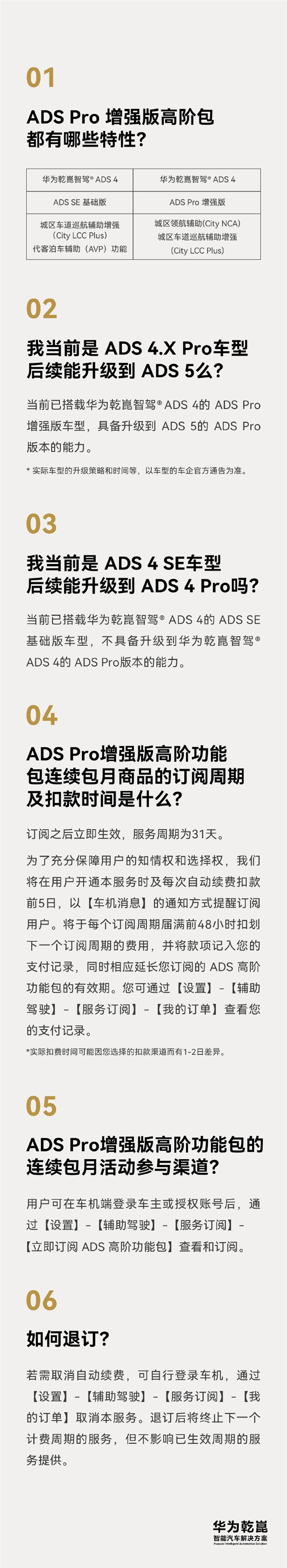 华为乾崑智驾ADS Pro增强版高阶功能包限时优惠:最高省6000元