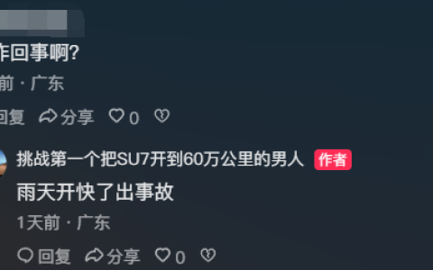 全网第一个跑30万公里的小米SU7撞了 车主安全无恙
