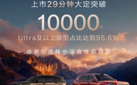 上市29分钟大定破万！极氪8X直接杀疯 高配占比95.6%