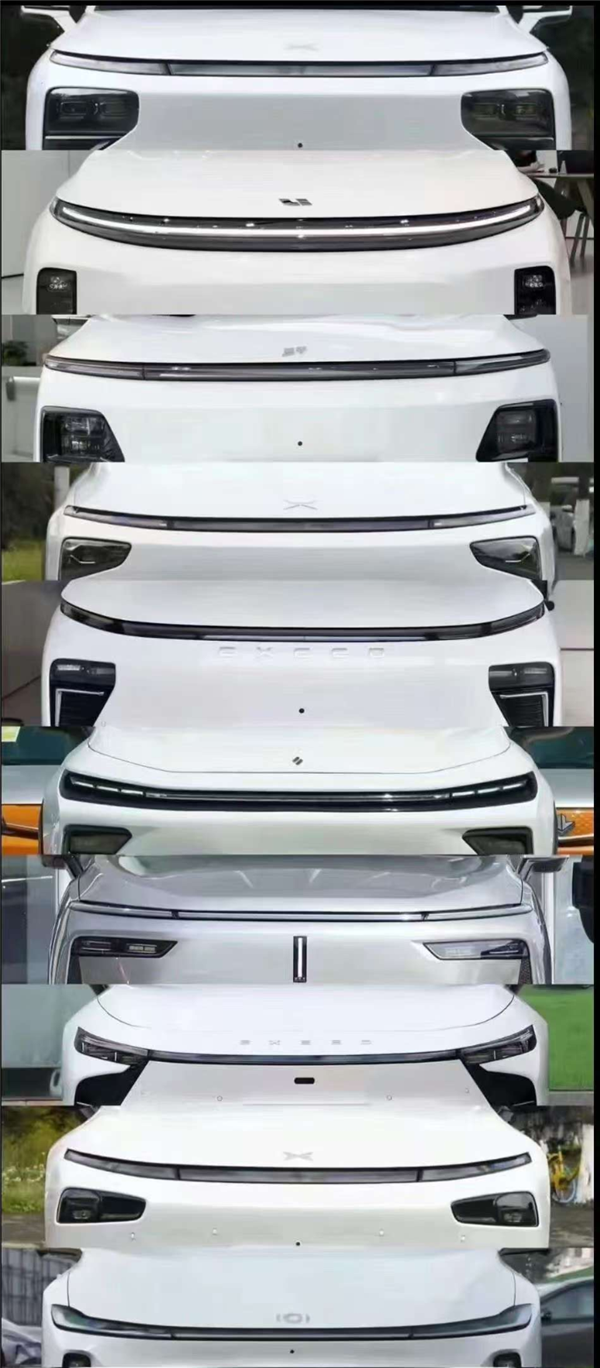 现在的新车 外观真就一个模子了吗