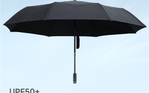 149元！小米推出Xiaomi Life自动折叠晴雨伞米色款：适配小米汽车储物格