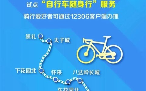 自行车也能坐高铁！12306上线“自行车随身行”服务 88元/辆