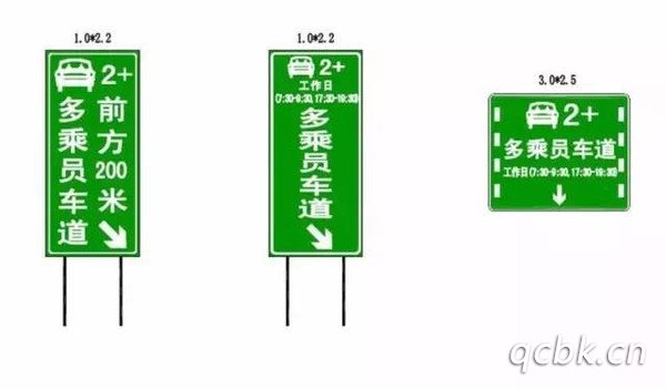 HOV车道标志是什么