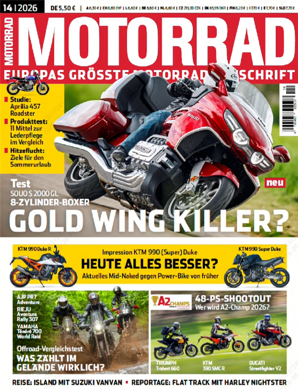 长城灵魂摩托登上德国《Motorrad》杂志封面！魏建军：感谢国际顶级媒体的认可