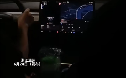 3小伙无证驾驶 隧道内开特斯拉飙至206码！最终求锤得锤