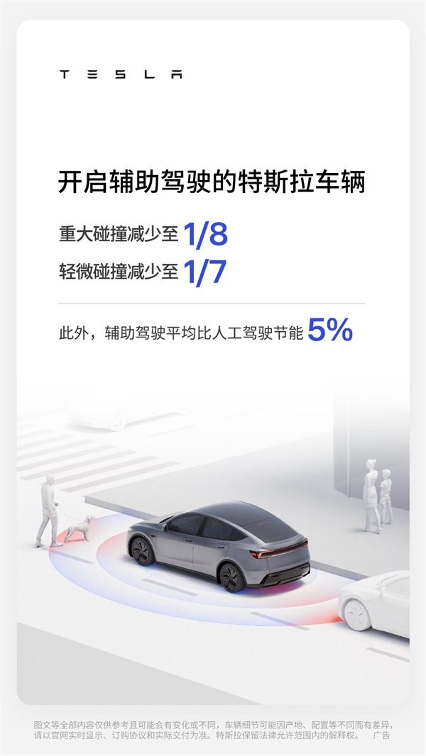 开车事故多是人为失误吗 特斯拉官方数据:人工驾驶碰撞风险是FSD八倍