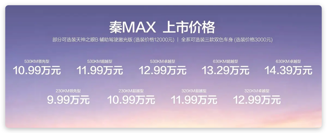 比亚迪新车，9.99万元起，刚刚开售！